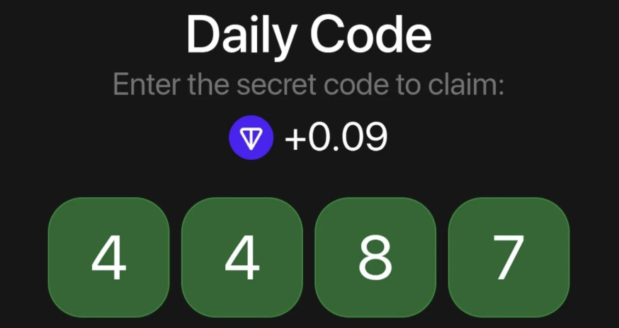 TonHash Daily Secret Code 25 June 2025
